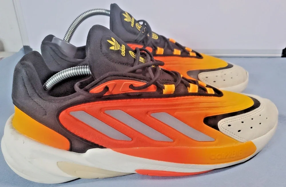 Adidas Ozelia Fiery Orange Yellow Gradient Men's Size 10.5 Sneakers G54894